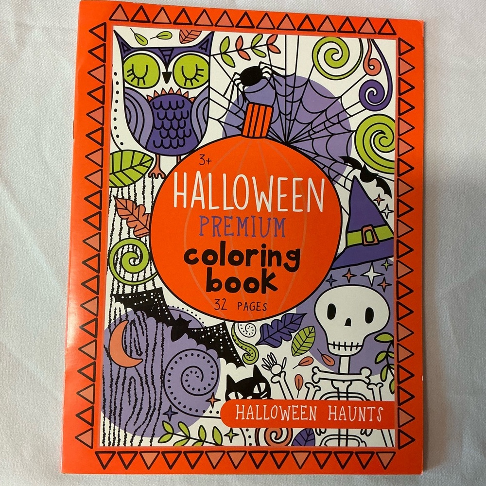Halloween Premium Coloring Book
